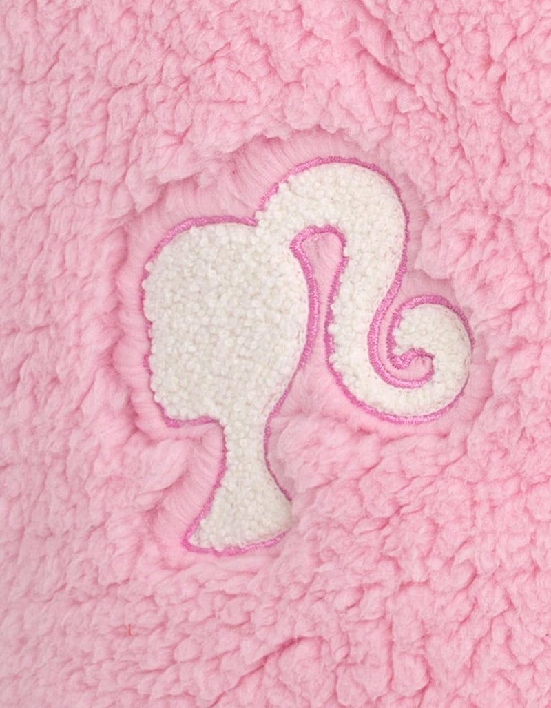 Barbie Girls Faux Shearling Zip Up Jacket Vest Little Kid to Big Kid Sizes (4-14-16) - Image 5